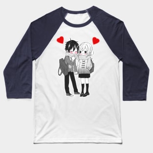 Horimiya Chibi Kawai || Horimiya Merch Baseball T-Shirt